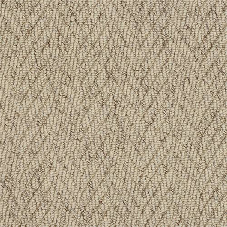 Herringbone Biscotti Stair Runner with 100 % Wool Edge