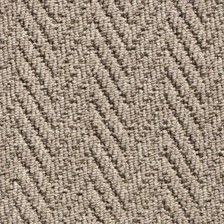 Andes Warm Beige Stair Runner With 100% Pure Wool Edge