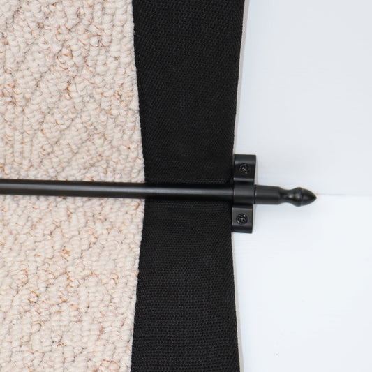 Cavalier Matt Black Stair Rod
