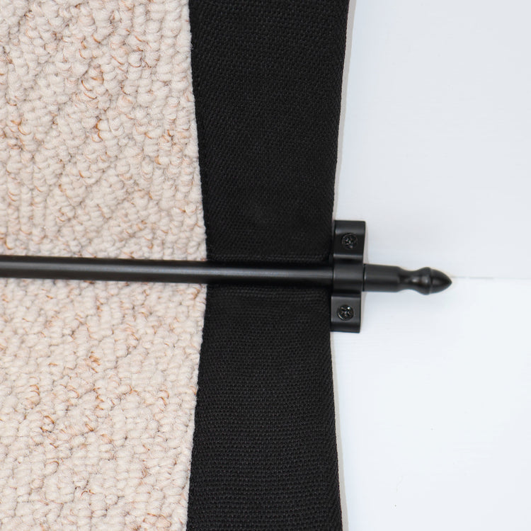 Cavalier Matt Black Stair Rod