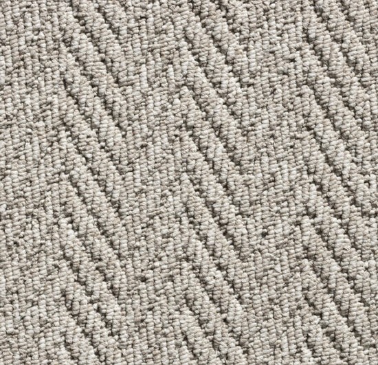 Andes Grey Stair Runner With 100% Pure Wool Edge
