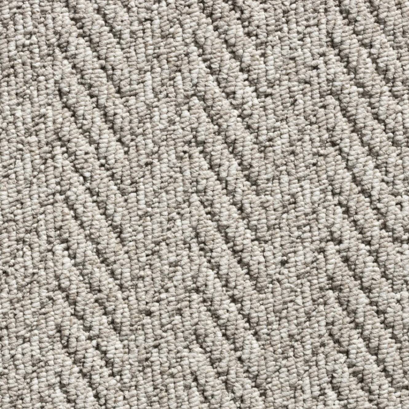 Andes Grey Stair Runner With 100% Cotton Black Border