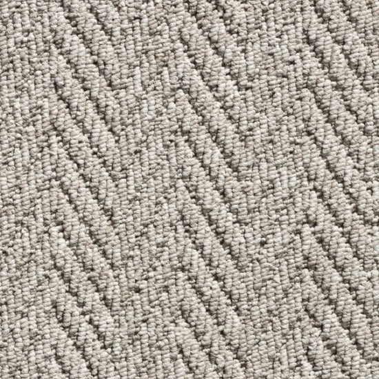 Andes Grey Stair Runner With 100% Cotton Black Border