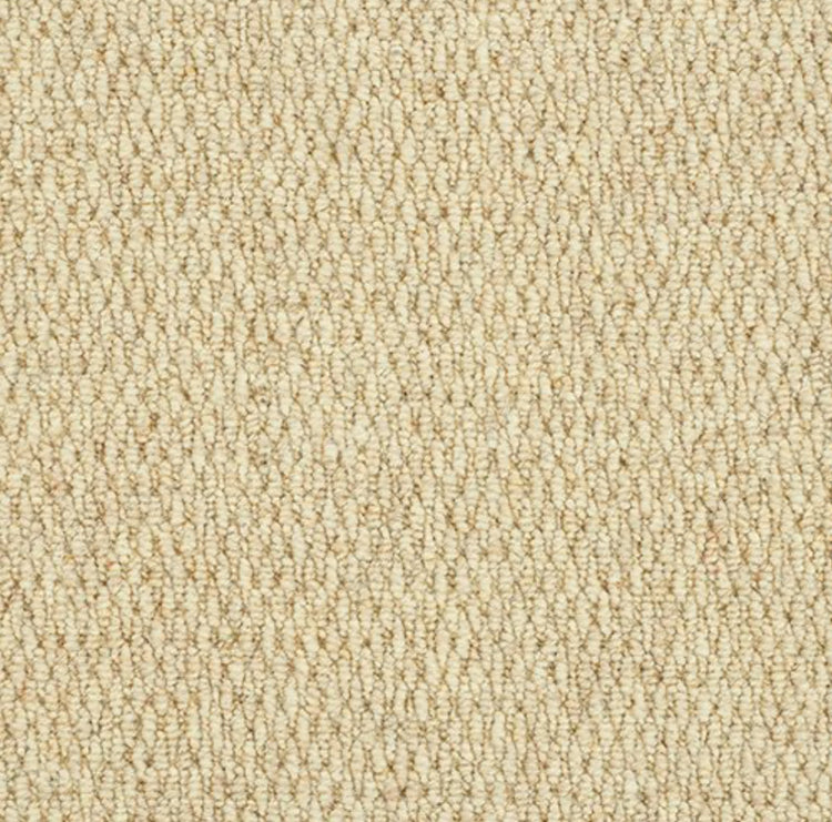 Kalahari Caramel Wool Stair Runner with 100% Cotton Black Border