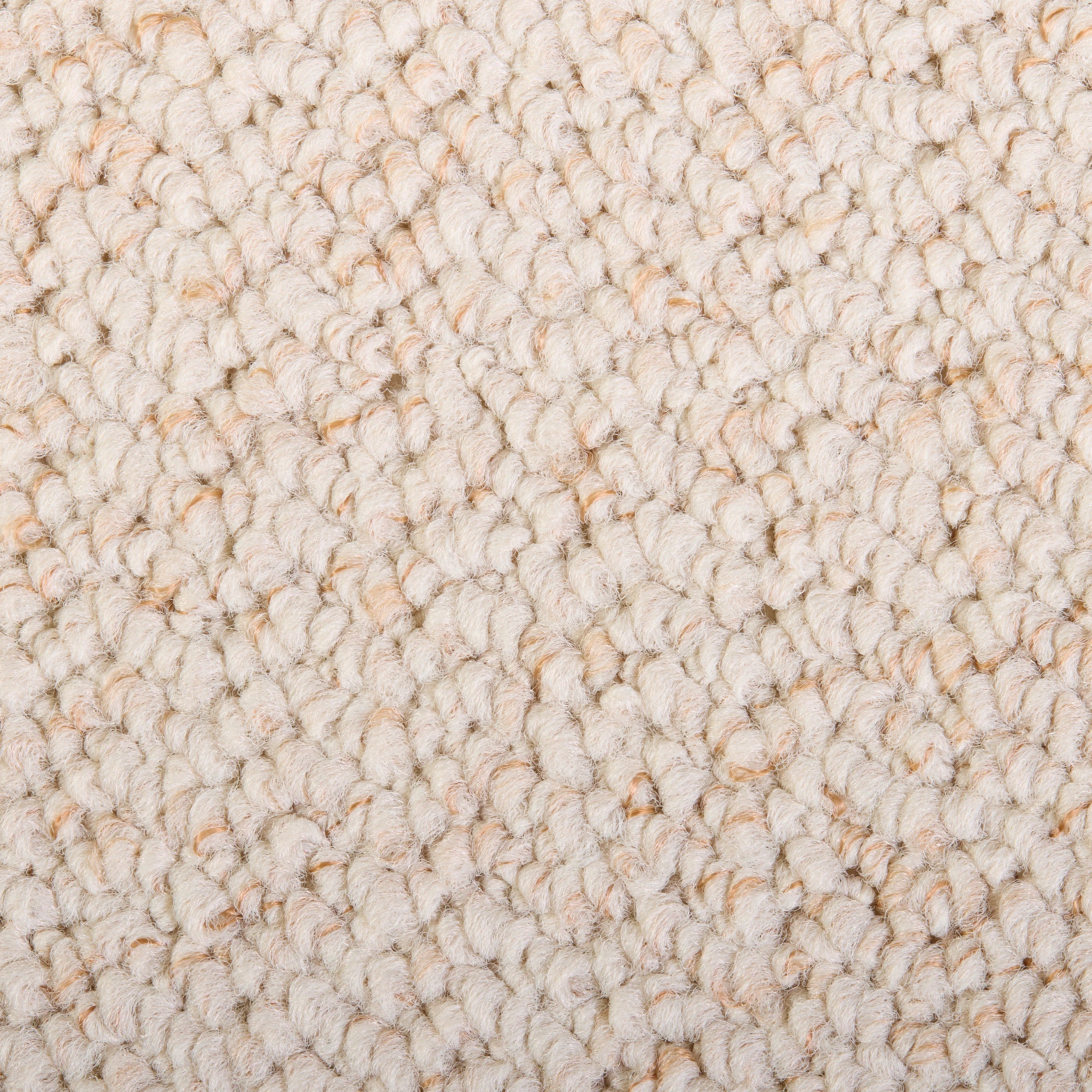 Keswick Cream Fleck Weave Rug With 100% Cotton Black Border