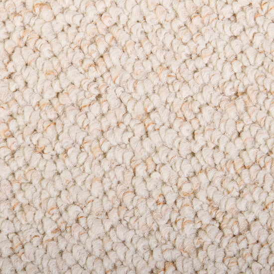 Keswick Cream Fleck Weave Rug With 100% Cotton Black Border
