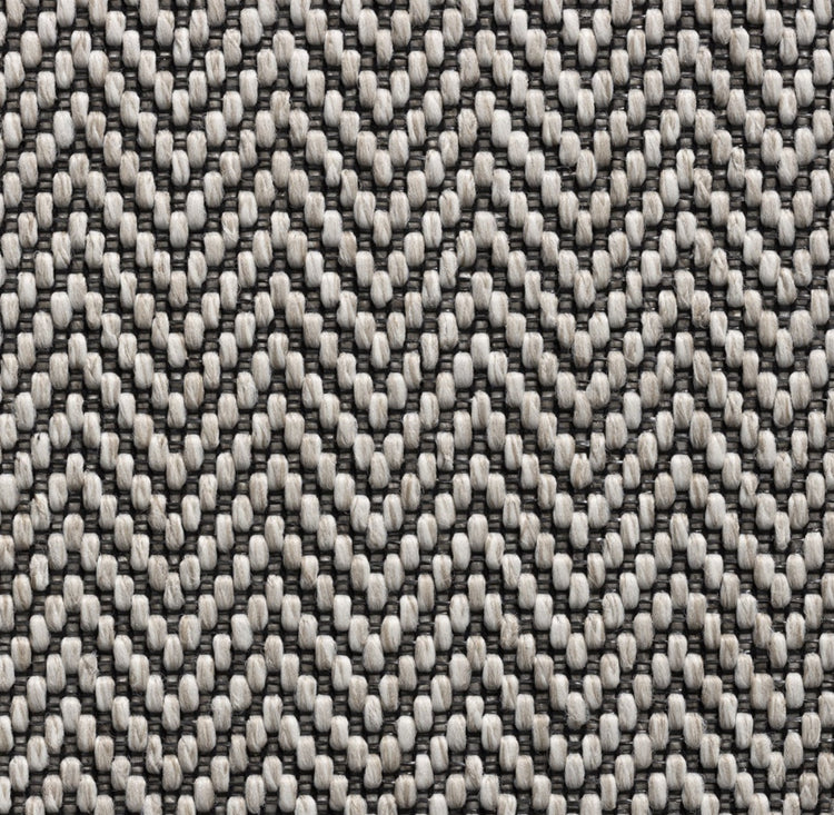 Herringbone Java Stair Runner with 100% Cotton Black Border