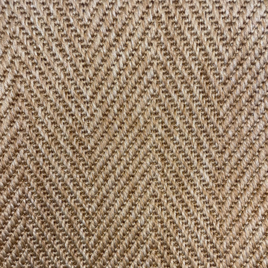 Herringbone New England Beige Stair Runner with Self-Colour Edge