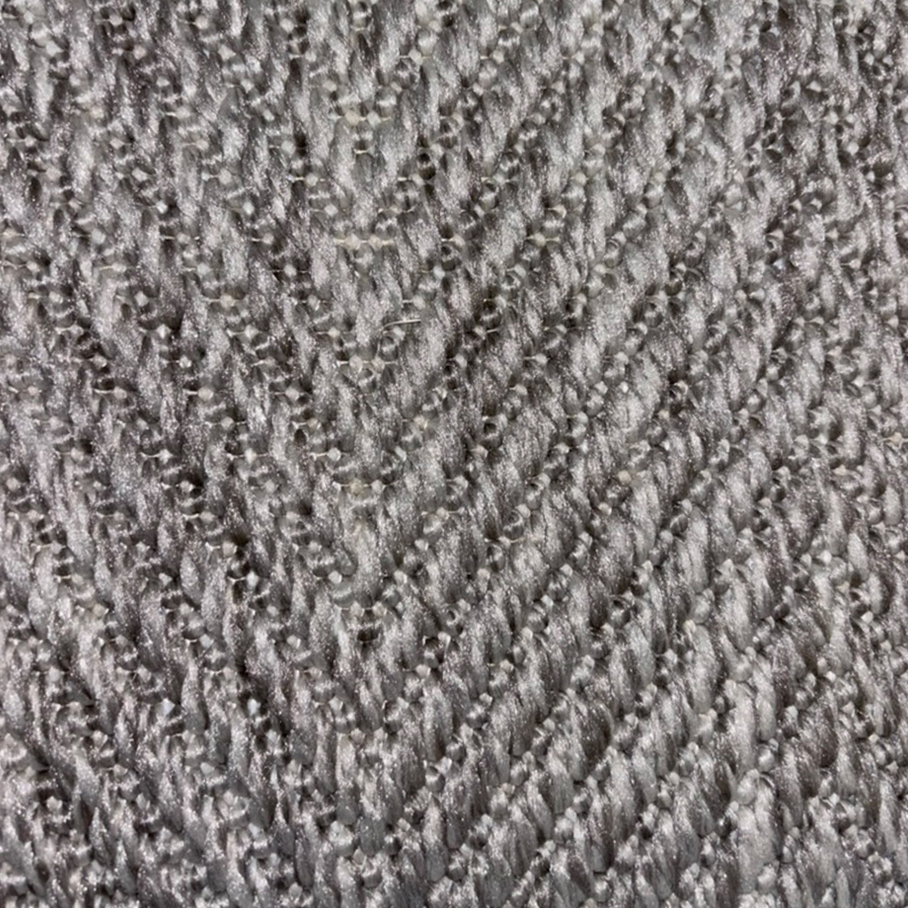 Herringbone New England Grey Stair Runner with 100% Grey Cotton Border