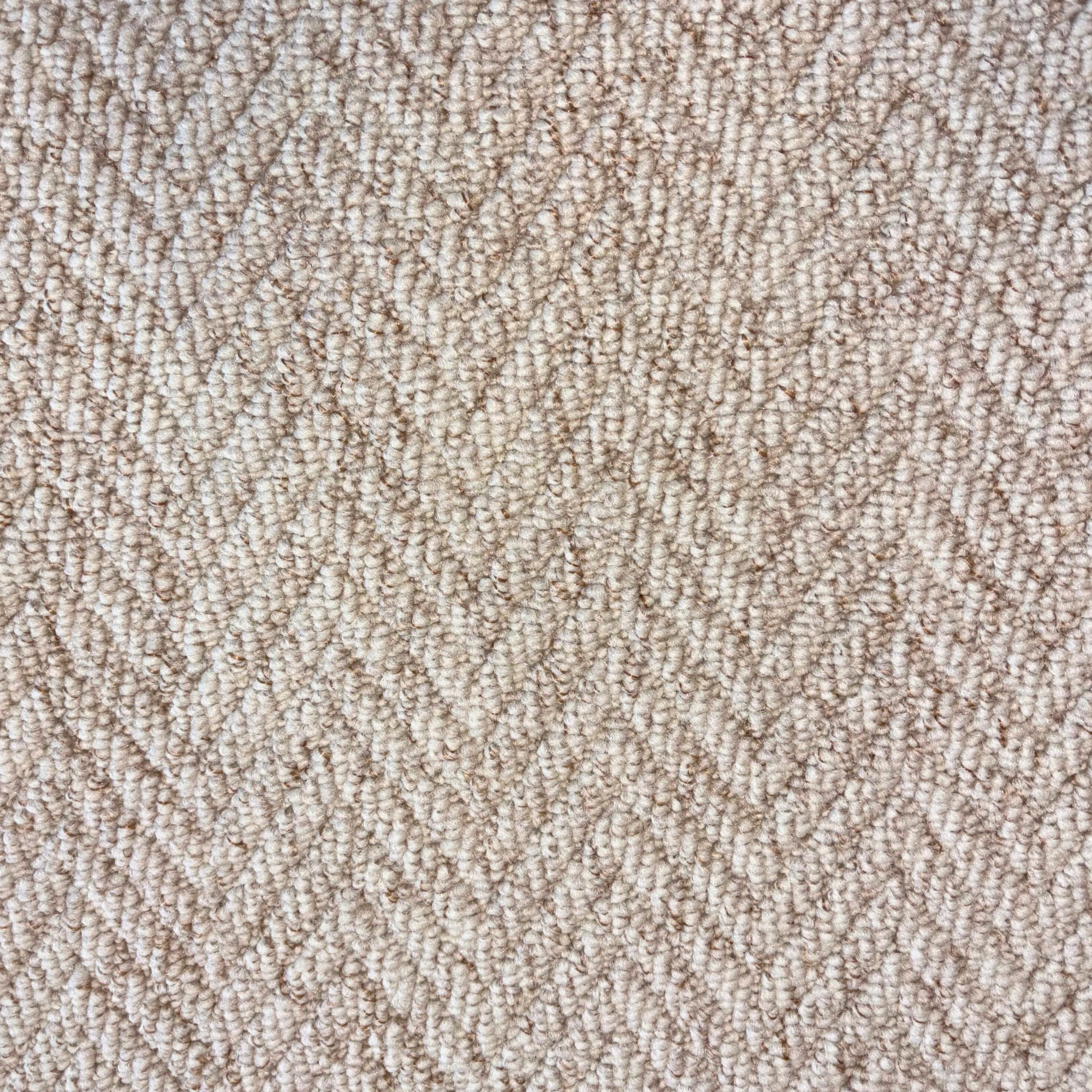Herringbone Keswick Cream Fleck Stair Runner with 100% Wool Edge