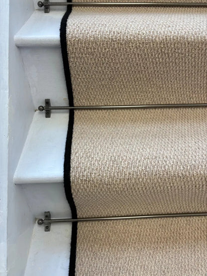 Kalahari Caramel Stair Runner Loop Pile with 100% Wool edge