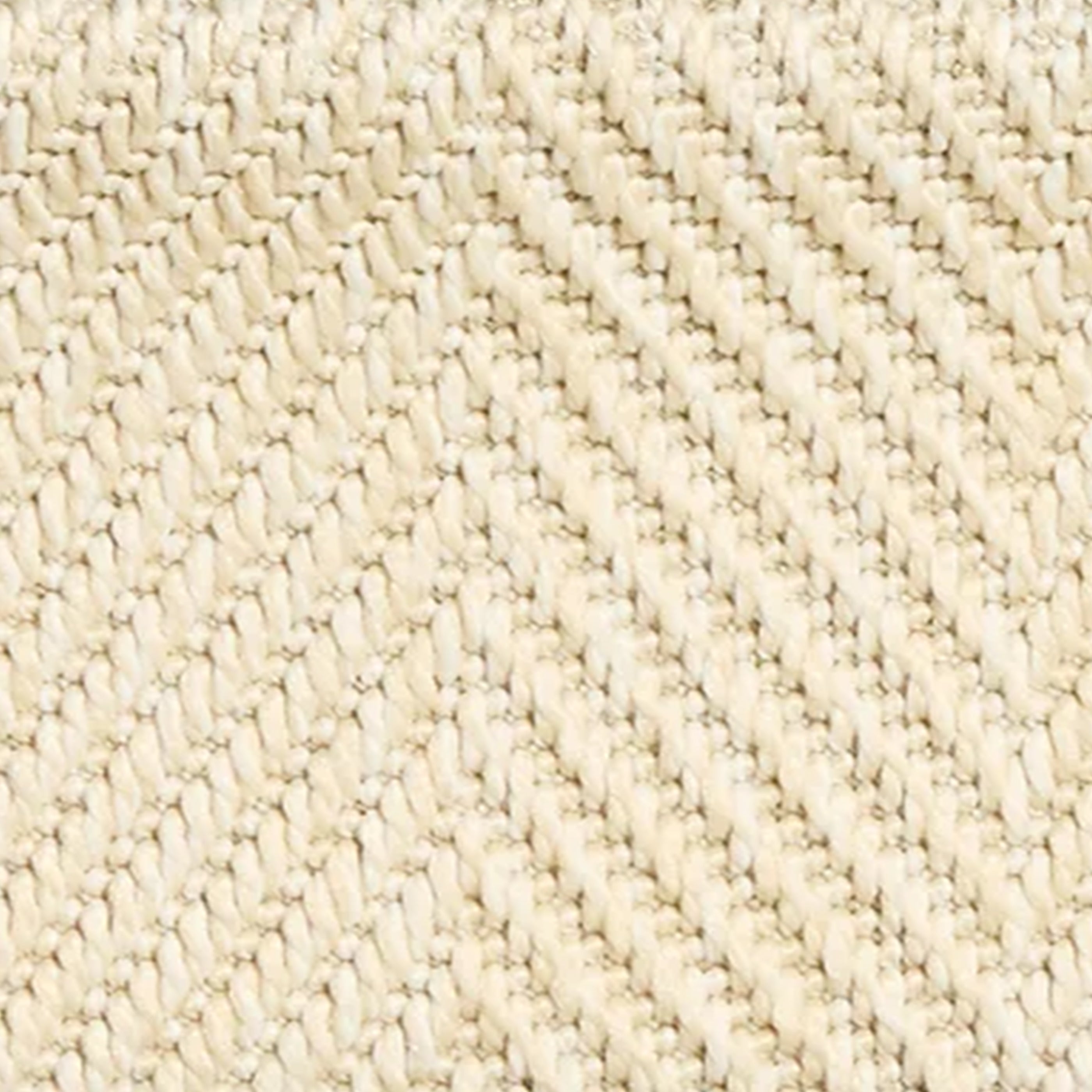 Herringbone New England Ivory Stair Runner with 100% Black Cotton Border