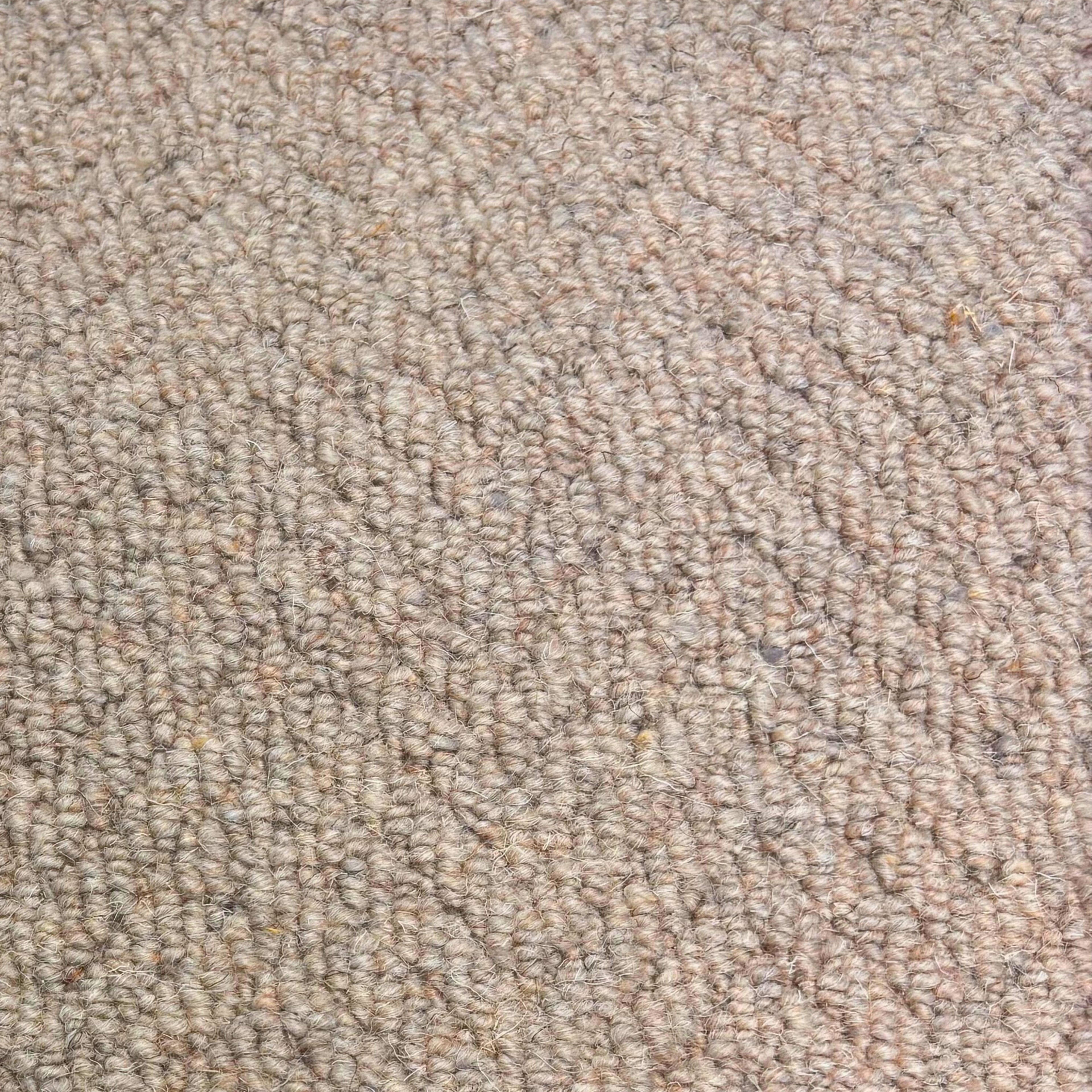 Herringbone Royal Sterling Stair Runner with 100% Wool Edge