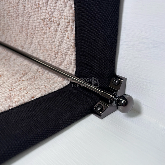 Ascot Black Nickel Stair Rods