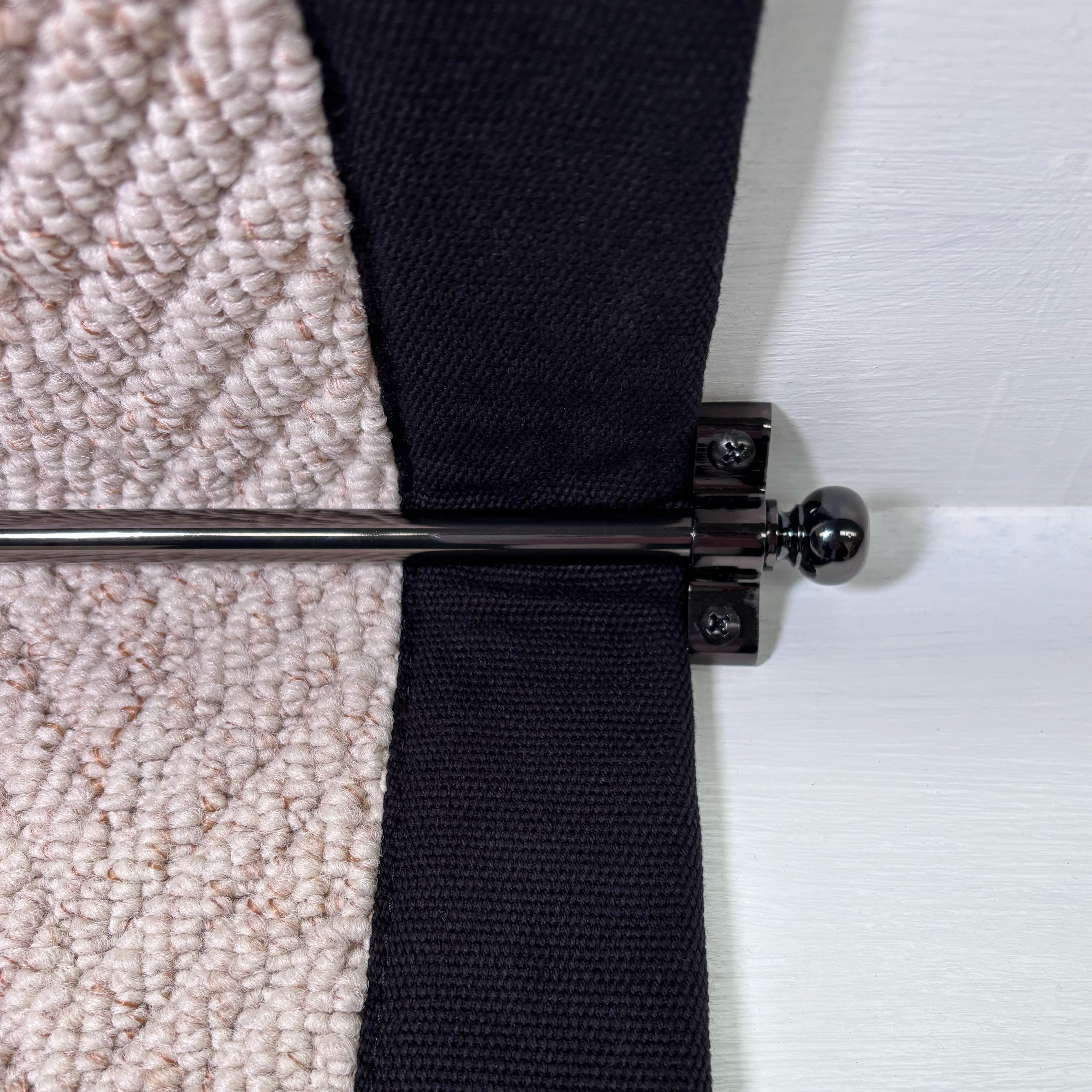 Ascot Black Nickel Stair Rod