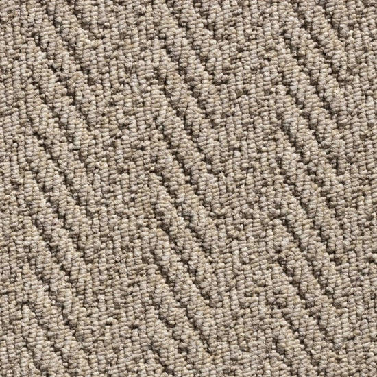 Andes Warm Beige Stair Runner With 100% Pure Wool Edge