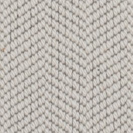 Herringbone Chelsea Wool Stair Runner With 100% Black Cotton Border