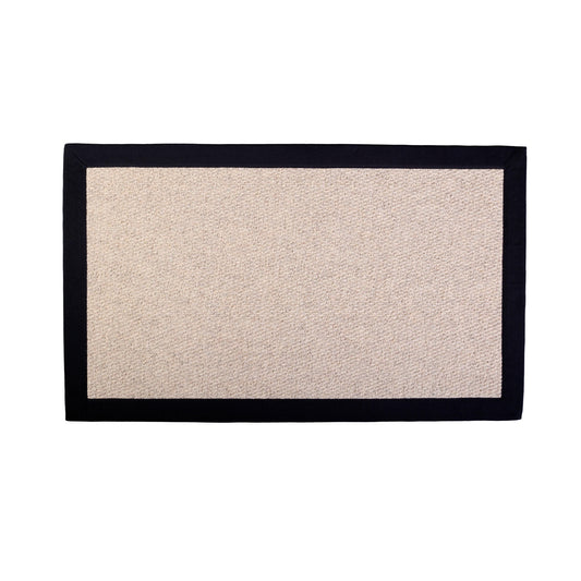 Kalahari Caramel Rug With 100% Cotton Black Border