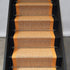 Marlowe Stair Runner with 100% Cotton Butterscotch Border