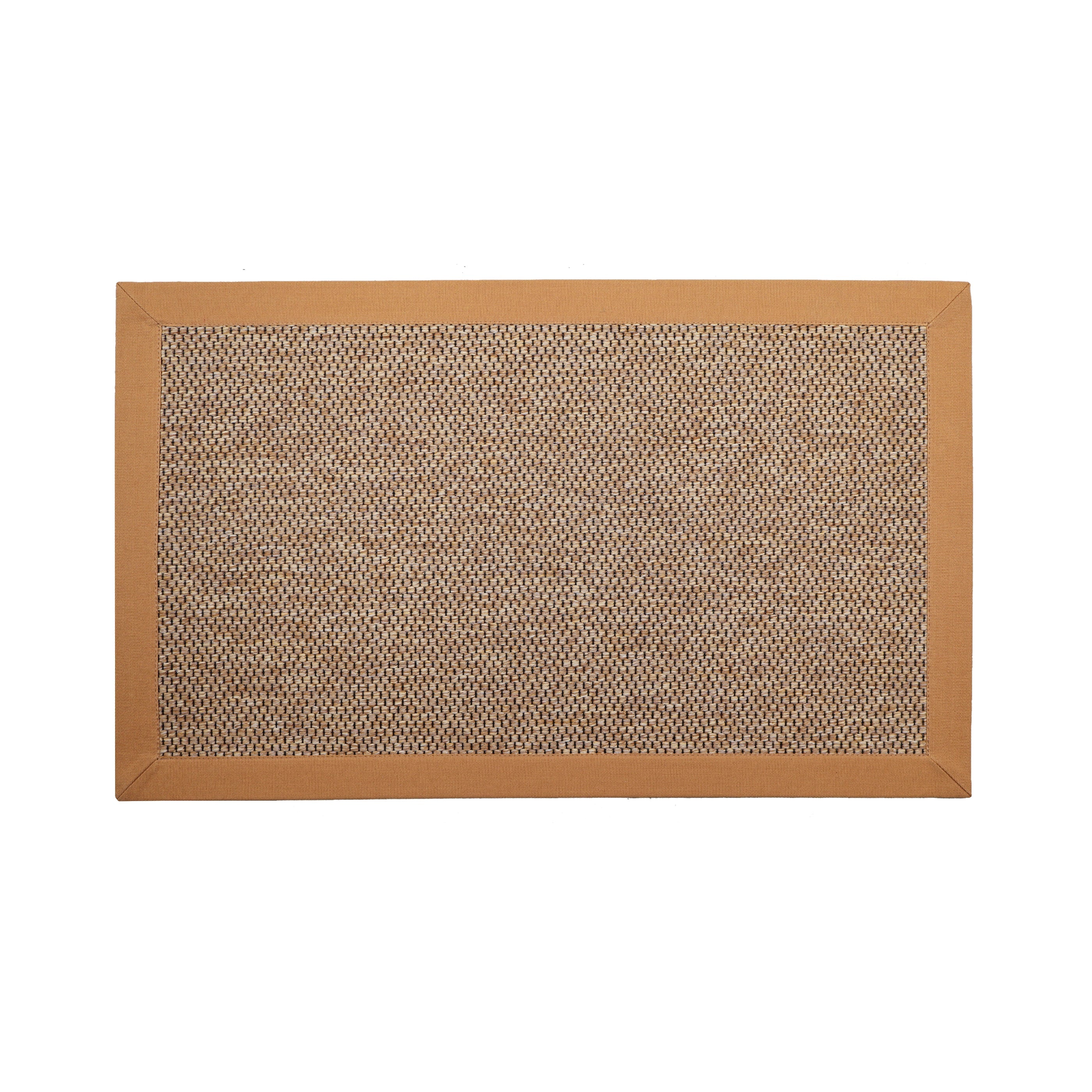 Marlowe Rug With 100% Cotton Butterscotch Border