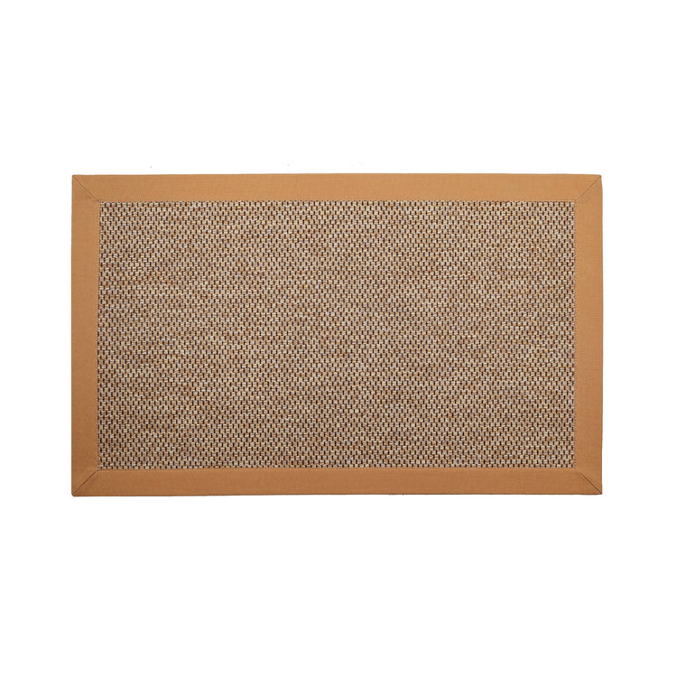 Marlowe Rug With 100% Cotton Butterscotch Border