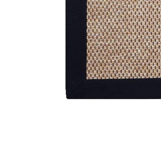 Marlowe Rug With 100% Cotton Black Border