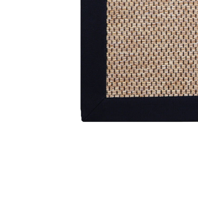 Marlowe Rug With 100% Cotton Black Border