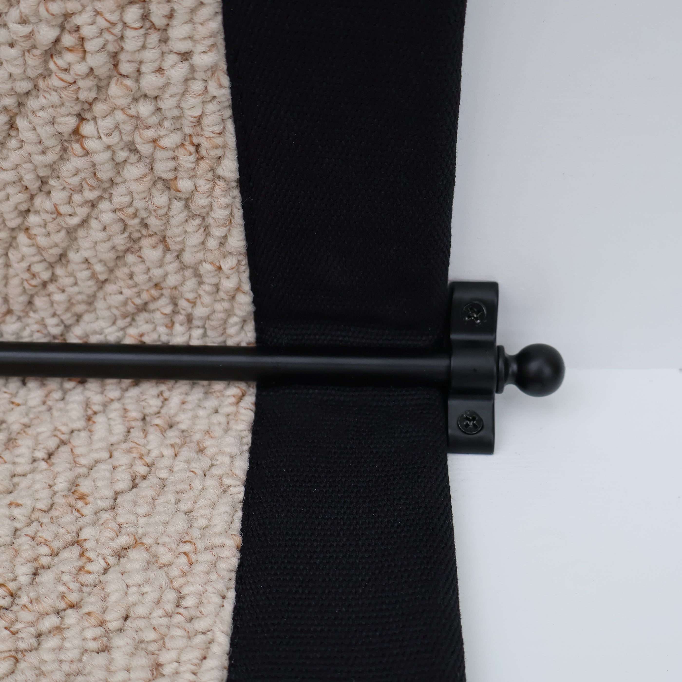 Imperial Matt Black Stair Rod