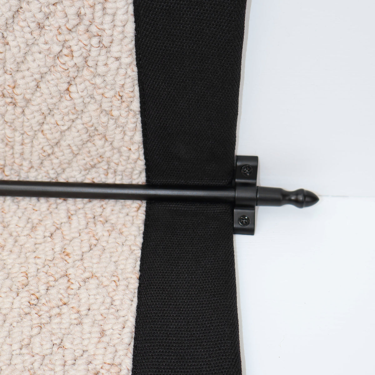 Cavalier Matt Black Stair Rod