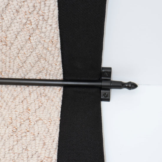 Cavalier Matt Black Stair Rod