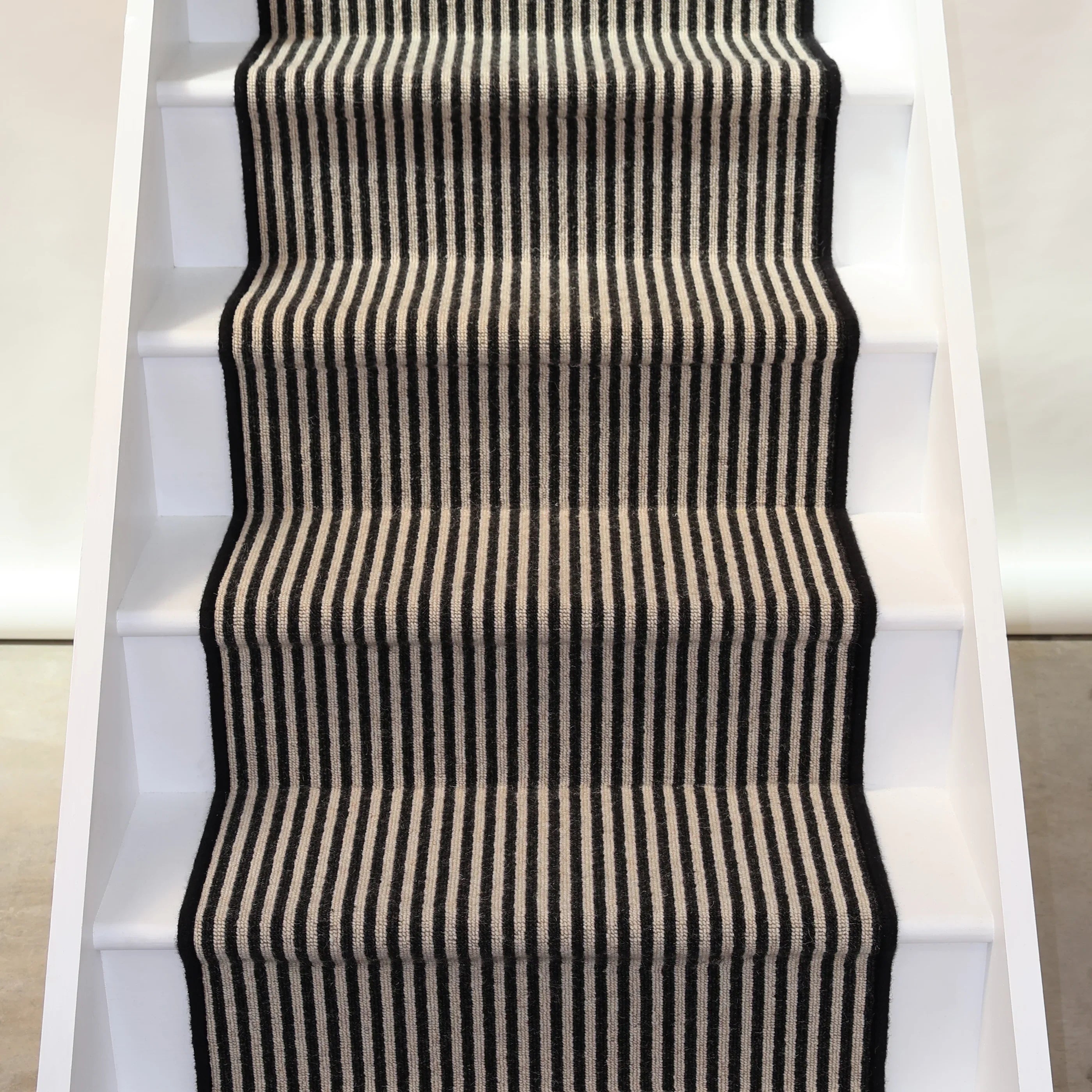 Mayfair Wool Stair Runner with 100% Wool Edge