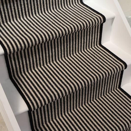 Mayfair Wool Stair Runner with 100% Wool Edge